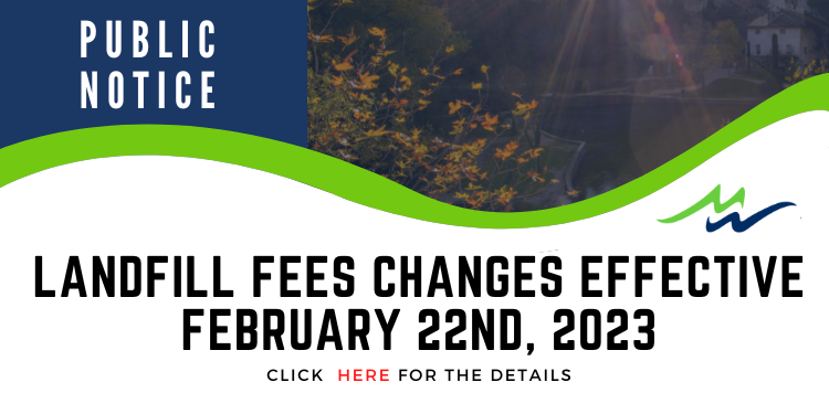 Landfill Fees Changes